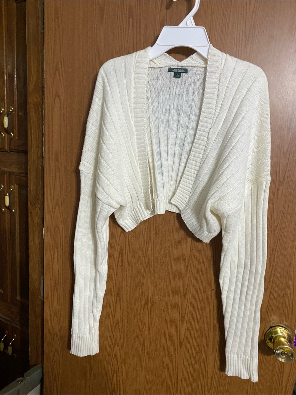 Cropped cardigan size XL